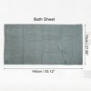 Unique Bargains Soft Absorbent Cotton Bath Towel for Bathroom kitchen Shower Towel Classic Design 1 Pcs - 4 of 4