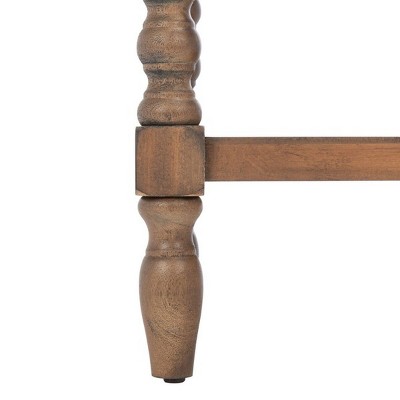 Athena Brown Wood and Metal 3-Drawer Console Table