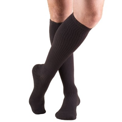 Truform Compression Socks, 15-20 mmHg, Men's Gym Socks, Knee High Over Calf Length