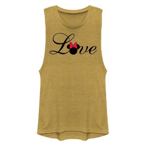 Junior's Mickey & Friends Love Festival Muscle Tee - 1 of 4