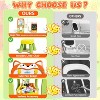 Skirfy 4-in-1 Easel for Kids, Adjustable Easel Toy with Chair for Ages 2-4, Flippable Sided Magnetic Drawing Board with Storage, Gift for Toddlers - 2 of 4