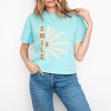 Simply Sage Market Smile Daisy Boxy Crop Top - 2 of 4