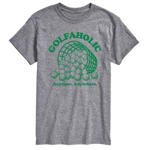 Men's - Instant Message - Golfaholic Short Sleeve Graphic T-Shirt - 1 of 4