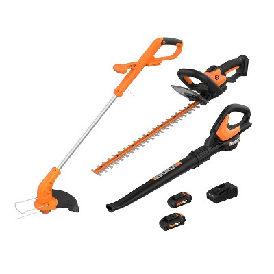 cordless hedge trimmer with 2 batteries