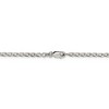 Black Bow Jewelry 2.8mm, Sterling Silver Solid Open Curb Chain Necklace - image 4 of 4