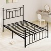Infans Queen Size Metal Bed Frame w/ Headboard Under-bed Storage Mattress Foundation - 3 of 4
