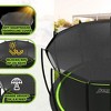 JumpFlex SMARTSHADE Soft Outdoor Trampoline Shade Canopy Cover for Sun Protection, Compatible with HERO 10' Model ONLY, TRAMPOLINE NOT INCLUDED, Black - 3 of 4