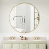 VYNXARIA Decorative Wall Mirrors - 42 Inch Gold Circular Mirror for Bathroom, Living Room, Bedroom Decor - 3 of 4