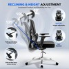 GustoWave Ergonomic Office Chair with Adjustable Lumbar Support, High-Back Mesh Desk Chair, Rolling Swivel Computer Task Chair for Home/Office - 4 of 4