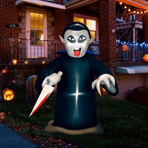 Presence 5FT Halloween Inflatable Decor - Murderous Vampire - 1 of 4