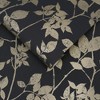Luna Charcoal Black and Gold Leaves Trail Paste the Wall Wallpaper - 3 of 4