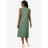 Jessica London Women's Plus Size Button Down Gauze Dress - 3 of 4