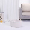 REGALWOVEN Handcrafted Odorless Cotton Rope Decorative Woven Storage Basket with Handle - 4 of 4