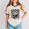 Simply Sage Market Women's Retro Football Game Day Short Sleeve Ringer Tee - 2 of 4