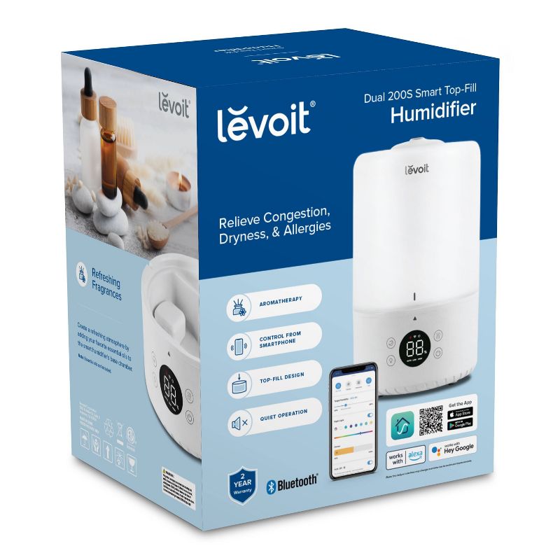 Levoit 200S Dual Smart Top Fill Humidifier, 6 of 17