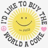 Women's Coca Cola Unity Sunshine Logo T-Shirt - 2 of 4