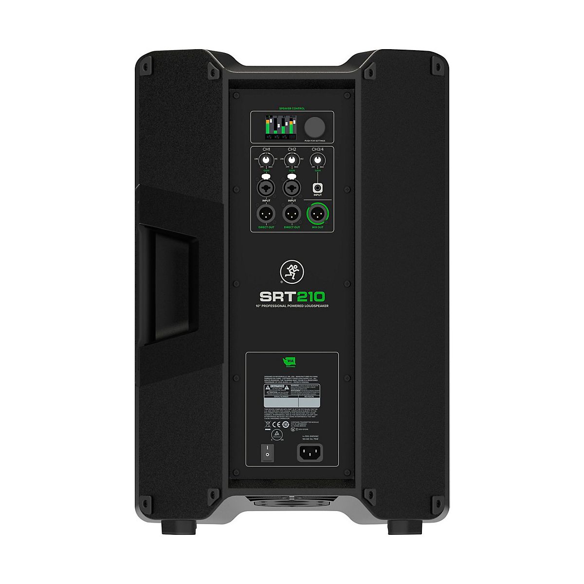 Mackie SRT210 1,600W Professional Powered Loudspeaker 10 in. Black - thumbnail 3
