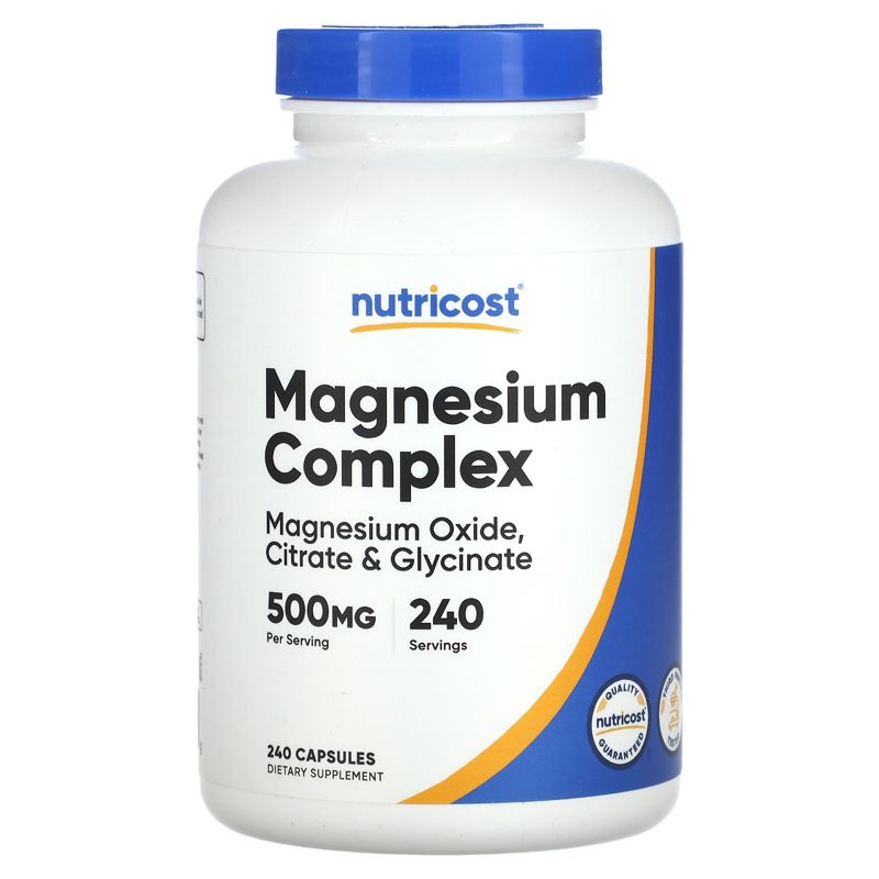 Nutricost Magnesium Complex, 500 mg, 240 Capsules, 1 of 3