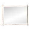 Howard Elliott Allen Andrews Isarno Large Rectangular Decorative Metal Industrial Mirror: 44x34", Iron Frame, No Assembly Required - 4 of 4