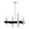 Livex Lighting Helsinki 4 - Light Chandelier in  Brushed Nickel - 4 of 4
