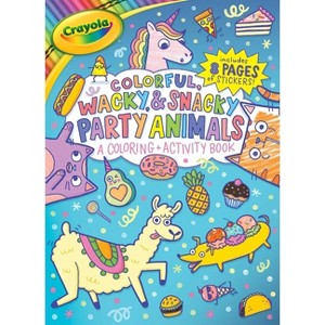 Crayola Colorful, Wacky, and Snacky Party Animals (a Crayola Coloring and Activity Book for Kids) - (Crayola/Buzzpop) by  Buzzpop (Paperback) - 1 of 1