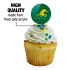 Kentucky State University Primary Logo Cupcake Picks Toppers Decoration Set of 6 - 3 of 4