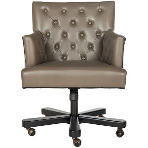 Chambers Desk Chair - Clay/Black - Safavieh - 1 of 4
