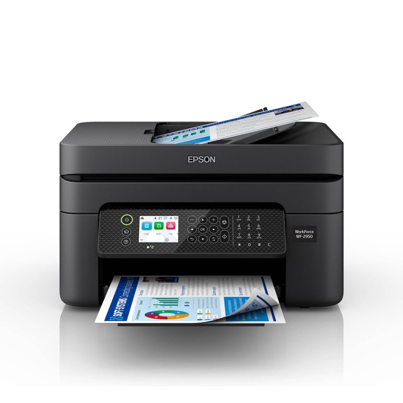 Epson WorkForce WF-2950 All-in-One Inkjet Printer, Scanner, Copier - Black, 3 of 7