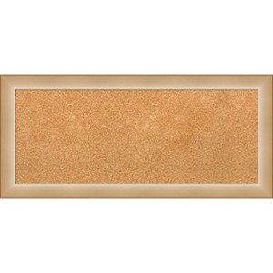 Amanti Art Eva Narrow Framed Corkboard, Natural Cork - 1 of 4