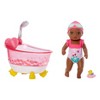 BABY Born Minis Playset - Doll with Brown Eyes, Bathtub & Rubber Duck Accessory - 3 of 4
