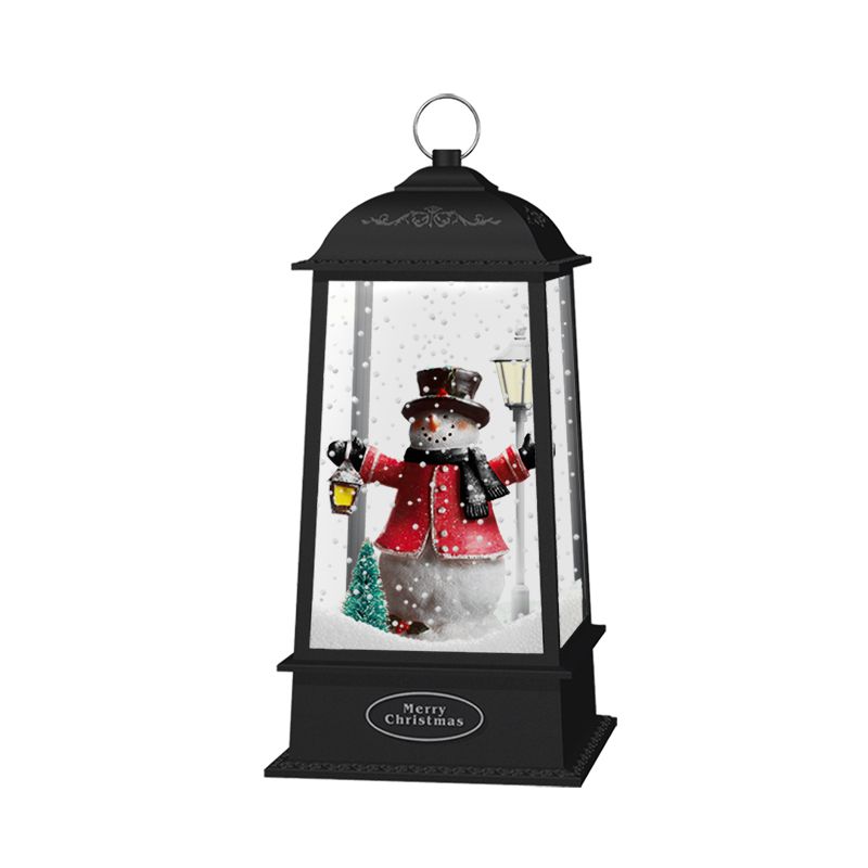 Northlight 13" Lighted Snowman Christmas Lantern with Falling Snow, 3 of 6