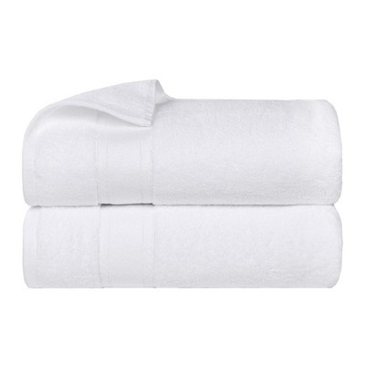 Classic Zero Twist Cotton Medium Weight Ultra-Soft Absorbent Towel Set by Blue Nile Mills