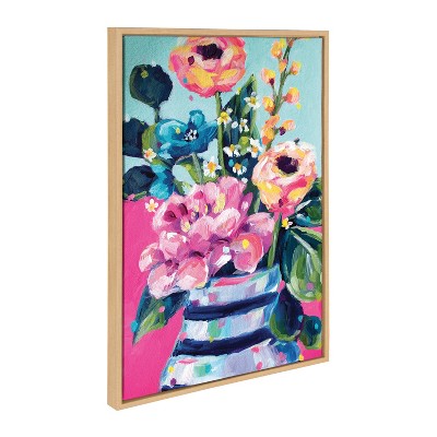 Miss Mabel's Summer Bouquet Multicolored Floral Canvas Art
