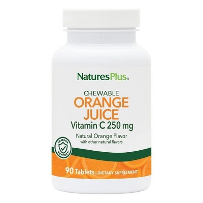 Orange Juice C 250mg by Nature's Plus  -  90 Chewable