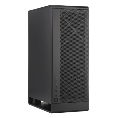 SilverStone Technology ALTA G1M, Black, Micro-ATX Tower with Stack Effect Design, 180mm x 1 Air Penetrator Fan Included, SST-ALG1MB