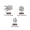 Unique Bargains Rhinestone Charm Spacer Beads for Bracelet Jewelry Making 12 Pcs - 3 of 4