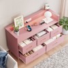 Dresser for Bedroom with 5 Drawers ,Wide Chest of Drawers with Freestanding Storage Organizer,for Closet, Hallway, Entryway, Nursery - 3 of 4