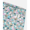 Deux par Deux Girl Organic Cotton Leggings Blue Llama Print - 4 of 4