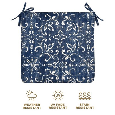 Boheme Indigo Blue Outdoor Universal Seat Cushion Set
