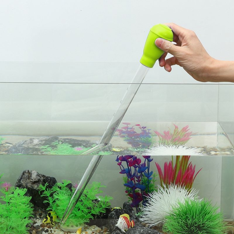 Unique Bargains Fish Tank Coral Feeding Tube Sand Gravel Cleaner 17.7" Long, 2 of 7
