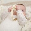 Macrame Pacifier Clip - Baby Pacifier Holder Leash Boho Wooden Clips - Teething Toy with Handmade Braided Cotton Modern Unisex Baby Gift (Multicolor) - 3 of 4