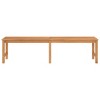 Bench Brown Solid Teak Wood 45 in Strong Bench RectangularvidaXL - 4 of 4