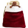 HalloweenCostumes.com    Santas Toy Sack, White/Red - 3 of 3
