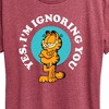 Women's - Garfield - Ignoring You Short Sleeve Graphic T-Shirt - 2 of 4