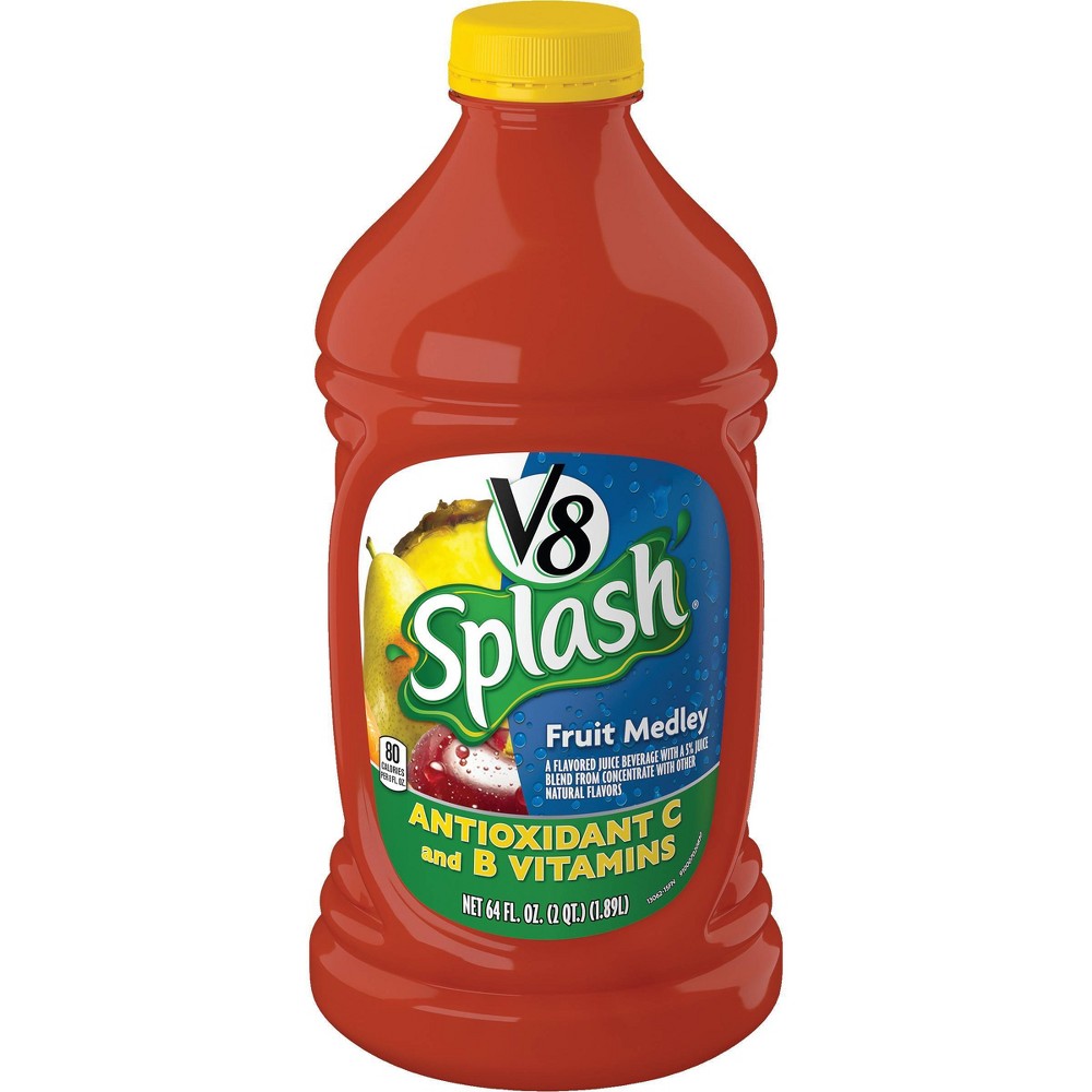 UPC 051000130624 product image for V8 Splash Fruit Medley Juice - 64 fl oz Bottle | upcitemdb.com