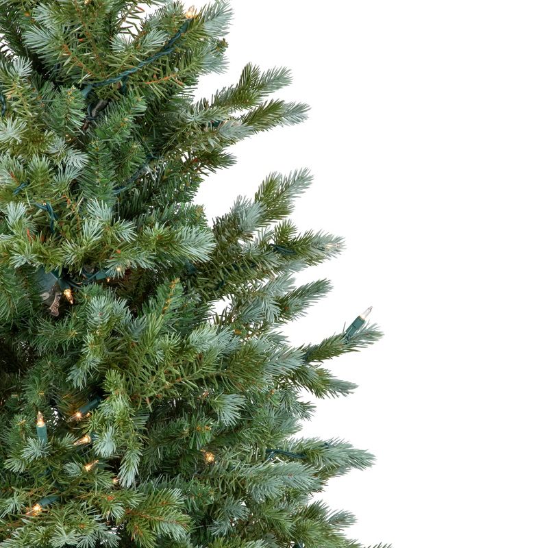 Northlight 4' Potted Blue Spruce Artificial Christmas Tree, Clear Lights, 3 of 8