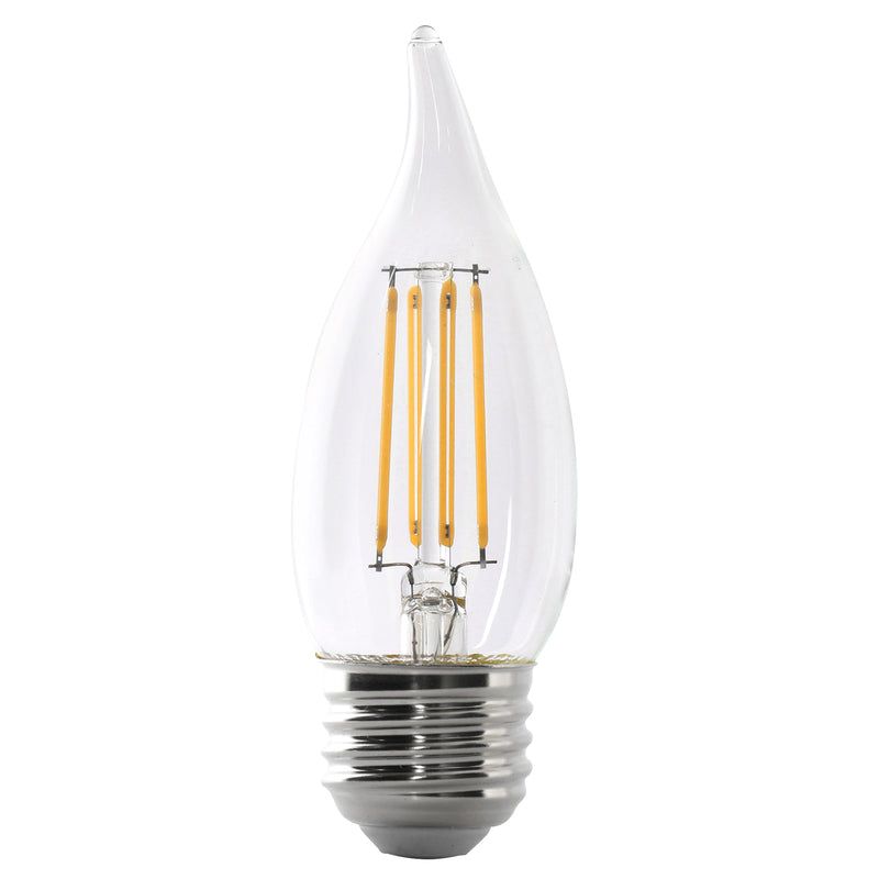 Feit Electric CA10 E26 (Medium) LED Bulb Soft White 25 Watt Equivalence 2 pk, 4 of 6