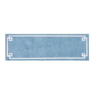ChicFurnit Bath Rug and Mat Soft Cotton Bath Rug for Bathroom Use, Blue, 72"*24"*0.5" - 1 of 4