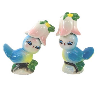 Tabletop 3.75" Bluebirds Salt And Pepper Shaker Kitchen Spices One Hundred 80 Degree  -  Salt And Pepper Shaker Sets