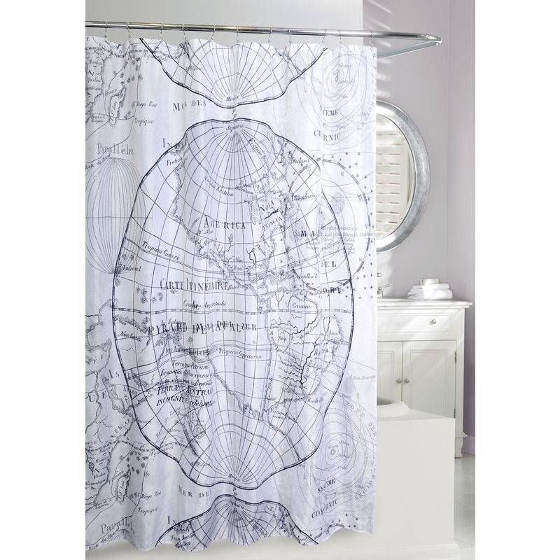 Vintage World Fabric Shower Curtain - Moda at Home, 3 of 5